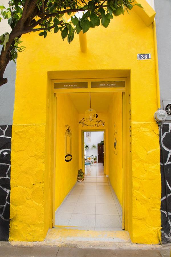 Casa Canario Hostel Guadalajara Bagian luar foto